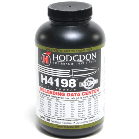 Hodgdon H4198 Smokeless Gun Powder Edge Rise Firearms