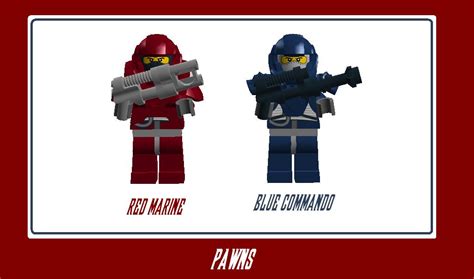 Lego Ideas Blue Commandos Vs Red Marines Chess Set