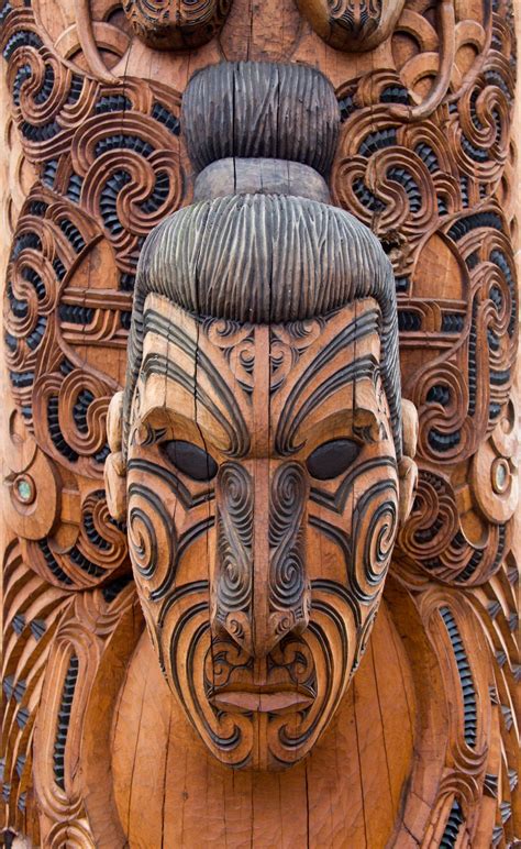 Maori Tattoo Maori Zealand Carving Moko Ta Culture Head Locum