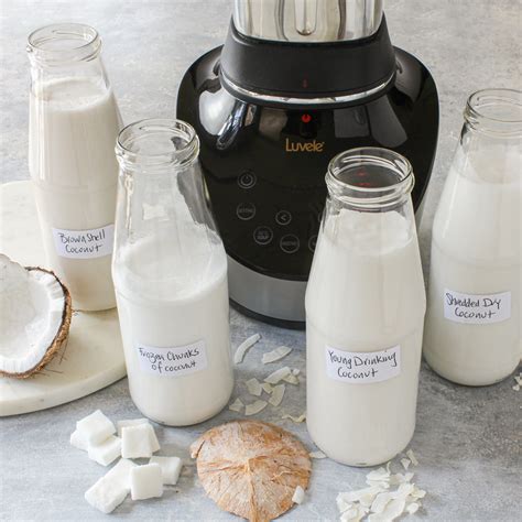 Homemade Coconut Milk Or Cream 4 Ways Luvele Au