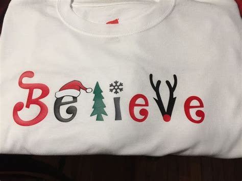Christmas Shirts Made With My Cricut Explore Christmas Shirts Shirts