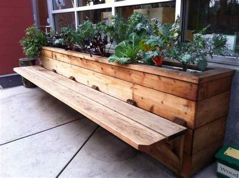 Get the plans for the dining table and benches here. buildergibbs - recent projects - classroom bench & planter ...