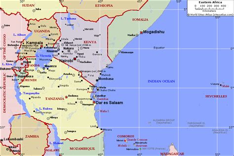 East Africa Map Pictures