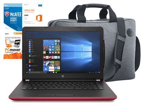 Hp 14 Inch Intel Pentium 4gb 256gb Ssd Laptop Bundle Red Review