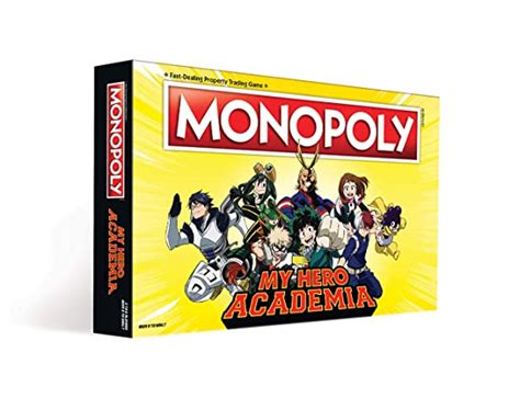 Buy Usaopoly Monopoly My Hero Academia Board Game Themed Tokens
