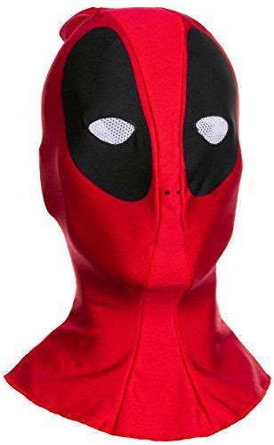 Marvel Mens Deadpool Adult Overhead Fabric Mask Multi One Size