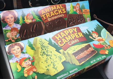 Little Debbie Animal Tracks Brownies And Happy Camper Cakes Happy
