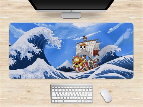 One Piece Anime Desk Mat Wide Gaming Mousepad Extra Large Etsy