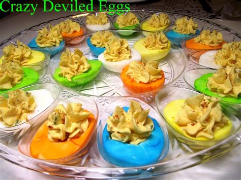 My Deviled Crazy Colored Eggs Food Coloring Eggs Eggs