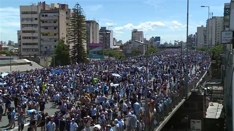 Hundreds Of Thousands Of Fans Streamed Into The Streets Of Buenos Aires Tuesday Eager To Catch