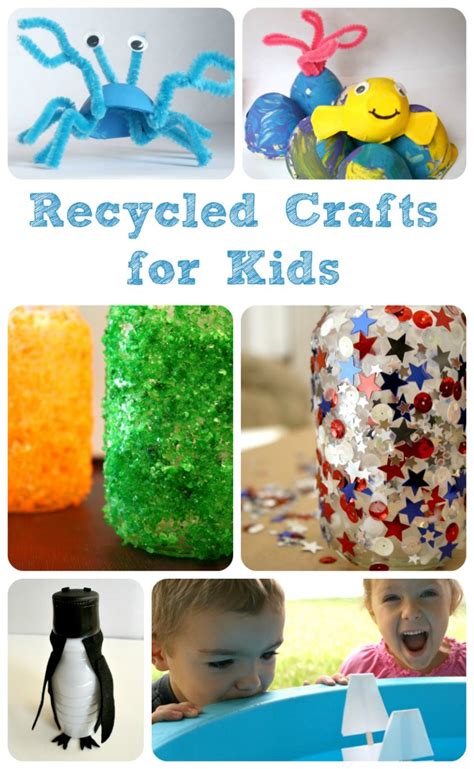Use recycled materials for all kinds of craft projects! Recycled Crafts - Fantastic Fun & Learning