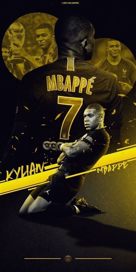 His body is athletic with good biceps and packs. Fond d'écran de kylian Mbappé | Images de football, Joueur ...