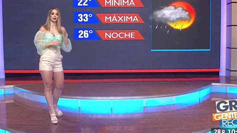 Ana Cecy González Cameltoe En Sexy Minishort Ajustado Hd
