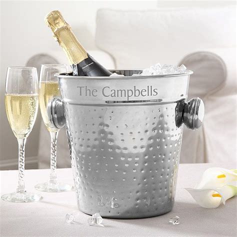 5359 Hampton Collection Chiller And Ice Bucket Personalized Wood