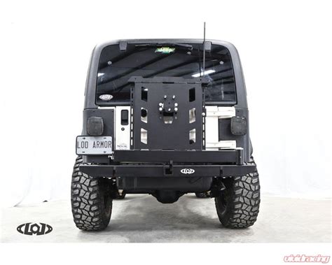 Lod Bare Steel Destroyer Expedition Series Rear Bumper W Tire Carrier