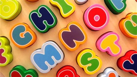 Challenge For Kids With Wooden Puzzle Alphabet