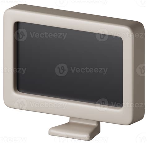 Computer 3d Rendering Icon Illustration 25163188 Png