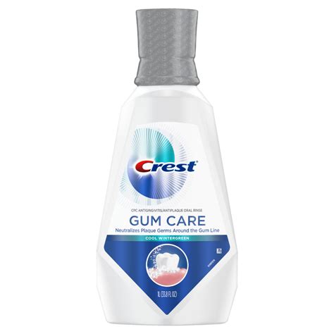 Crest Gum Care Mouthwash Cool Wintergreen 1l 338 Fl Oz Walmart