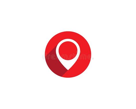 Geo Map Point Location Logo Pin City Locator Gps Stock Vector