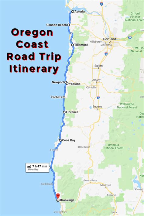 Map Of Oregon Coast Beach Towns Map Of Counties Around London