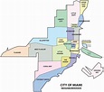Mapa de Miami - Ciudad de mapa de Miami (Florida - USA)