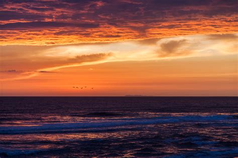 Sending Postcards Sunset At Ocean Beach Sf