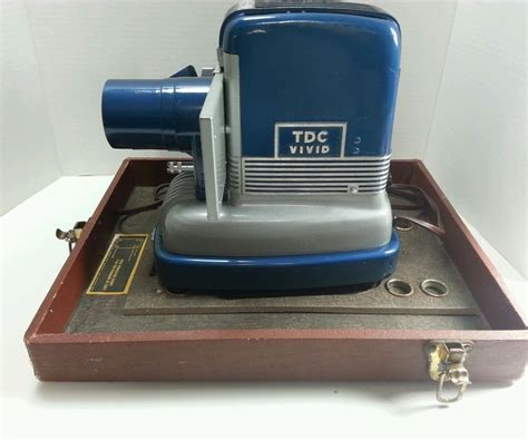 Vintage Rare Tdc Vivid Mainliner 300 Slide Projector In Case Good Bulb Tdcvivid Projectors For