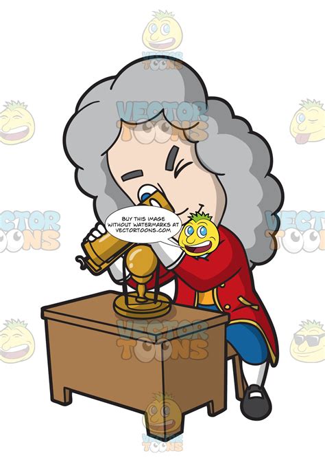 This is isaac newton cartoon by jasper de boer on vimeo, the home for high quality videos and the people who love them. Isaac Newton Inventing A Reflecting Telescope - Clipart ...