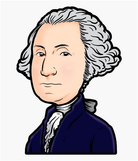 George Washington Cartoon Face Free Transparent Clipart Clipartkey