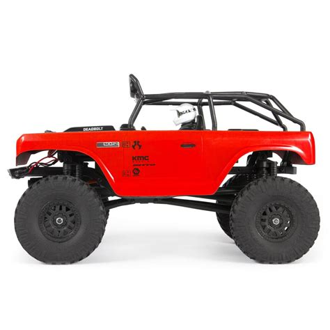 Axial 124 Scx24 Deadbolt Rtr Scale Mini Crawler Red W24ghz Radio