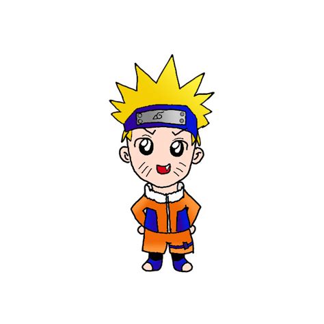 How To Draw Naruto Uzumaki Step By Step Easy Drawing