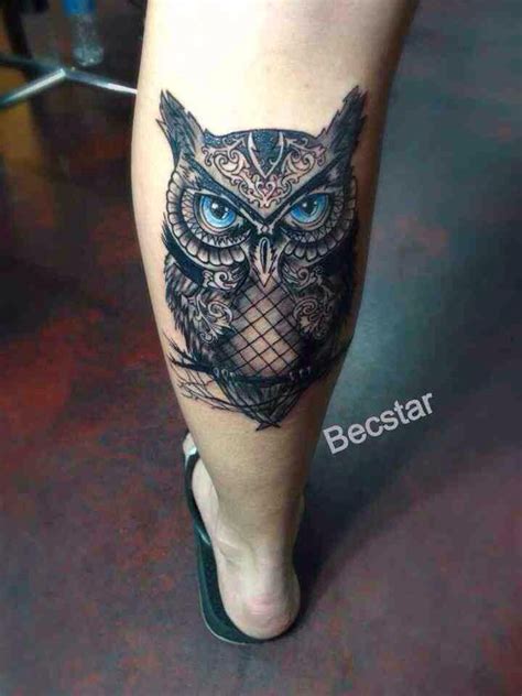 The Eyes Make This Tattoo I Must Say Owls Are So Cool Great Tattoos