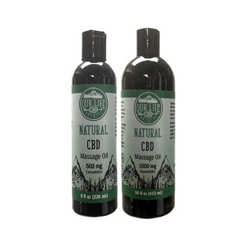Buy Natural Cbd Massage Oil For Sensitive Skin Our Life Cbd