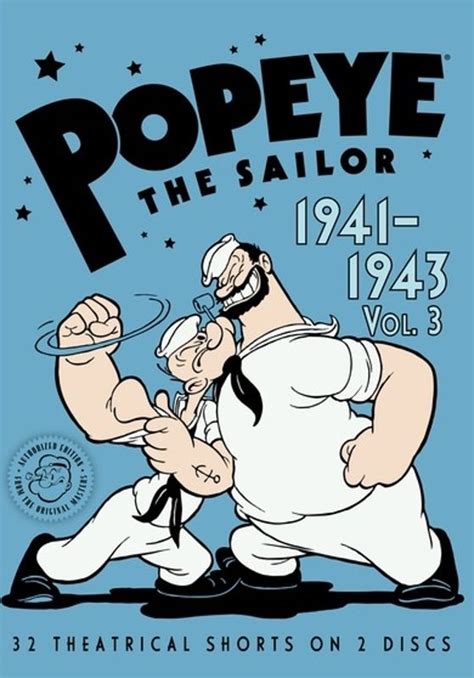 Popeye The Sailor 1941 1943 Volume 3 Dvd International Shipping