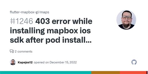 Error While Installing Mapbox Ios Sdk After Pod Install Command Issue Flutter