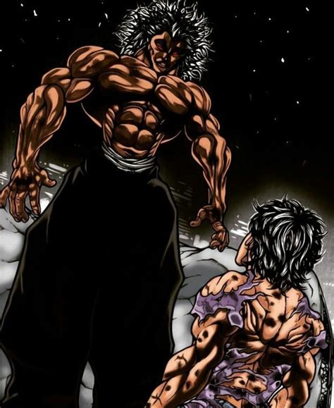 Yujiro Hanma Vs Baki Hanma Father Son Fight Martial Arts Anime