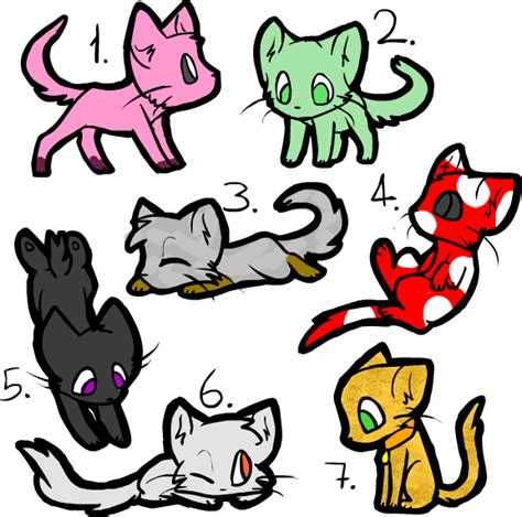 Free Adoptables Minecraft Cats Closed By Maskedtails On Deviantart