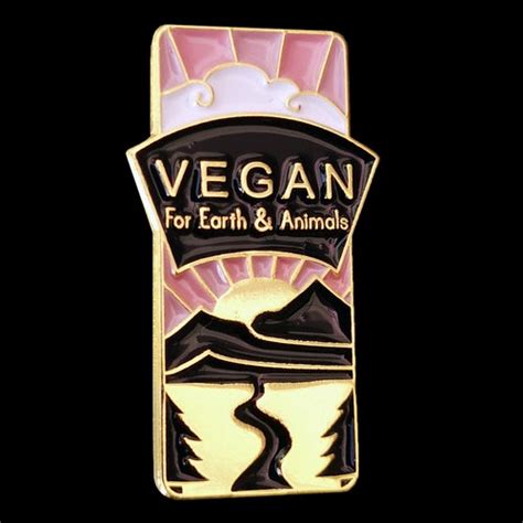 Vegan Af Vegan Pin Vegan Enamel Pin Vegan Gift Vegetarian Etsy Ireland