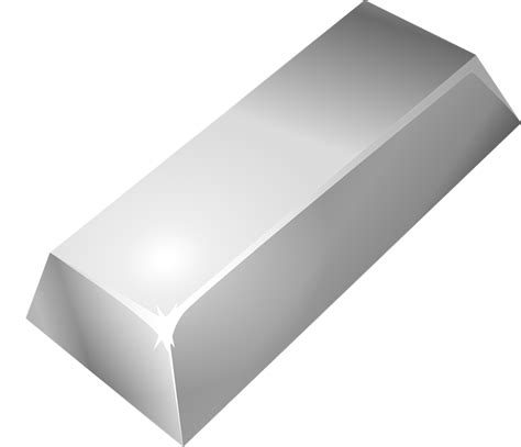Silver Bar Rectangle Free Vector Graphic On Pixabay