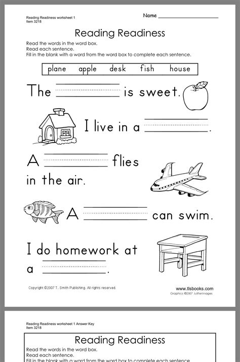 Fill In The Blank Worksheets
