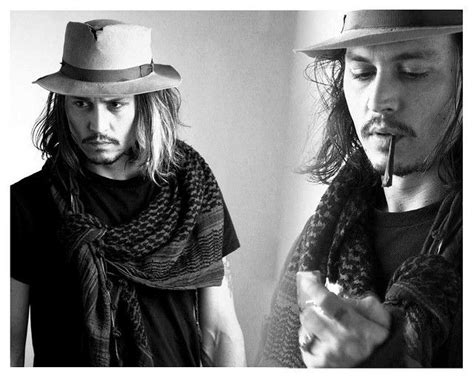 Johnny Depp Bandw Wallpaper Bohemian Style Men Bohemian Style Clothing