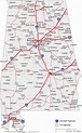 Map Of Alabama And Georgia Together