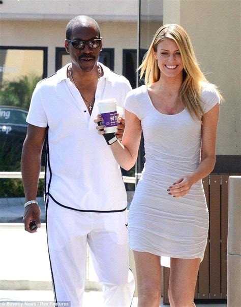 Give Her Some Space Amorous Eddie Murphy Nuzzles Girlfriend Paige Butcher As She Attempts To
