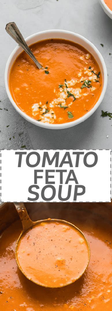 Perfect for your instant pot or slow cooker. Easy Tomato Feta Soup Recipe - Low Calorie, Low Carb, Keto ...