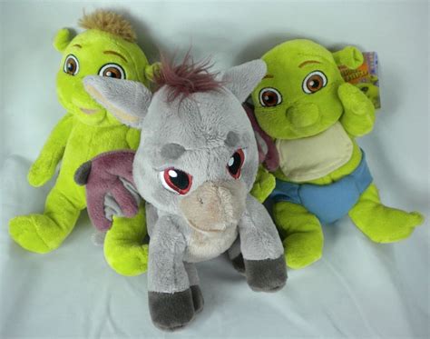 2007 donkey dragon baby dronkey 3 5 mcdonald s action figure. Dreamworks 2 Shrek Babies and 1 Baby Donkey Dragon Plush ...