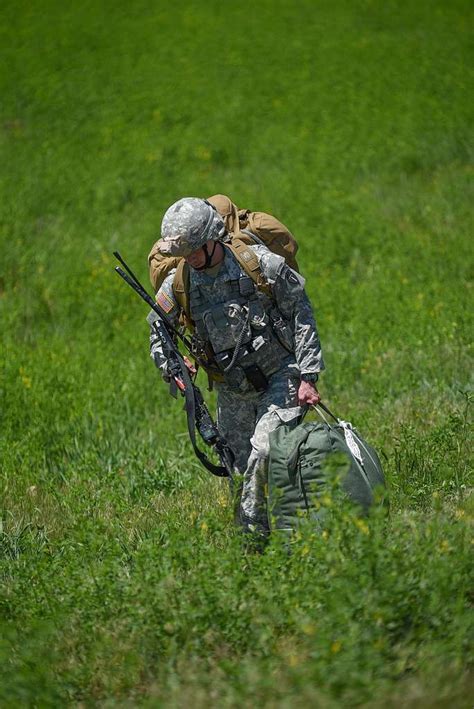 A Us Army Paratrooper Assigned To The 1st Battalion Nara And Dvids