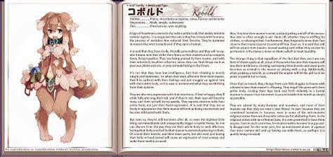 New Monster Girl Encyclopedia Character Kobold Anime Amino