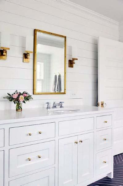 You may found another black and white bathroom mirrors higher design ideas. Top 50 Best Shiplap Bathroom Ideas - Nautical Inspired ...
