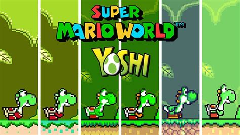 Evolution Of Yoshi In Super Mario World Youtube