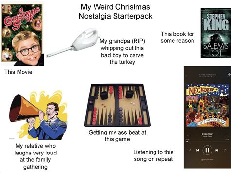 My Weird Christmas Nostalgia Starter Pack Rstarterpacks